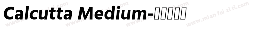 Calcutta Medium字体转换